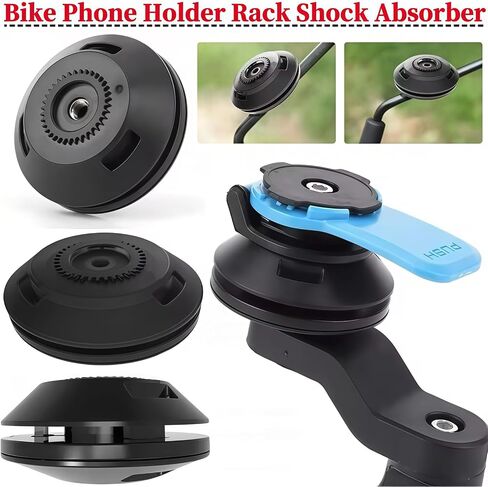 Handlebar Mount Phone Holder Rubber Washer Shock Absorbers Anti Vibrations Module for Phone Bracket Quick Installation Module in Kuwait