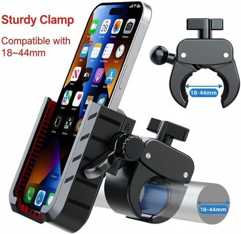 Bike Motorcycle Phone Mount Holder Compatible with all 4.5-7inch devices in Kuwait