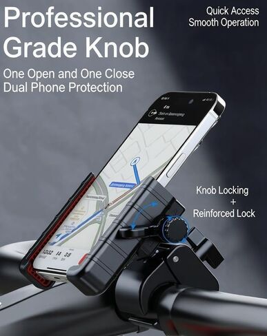 Bike Motorcycle Phone Mount Holder Compatible with all 4.5-7inch devices in Kuwait