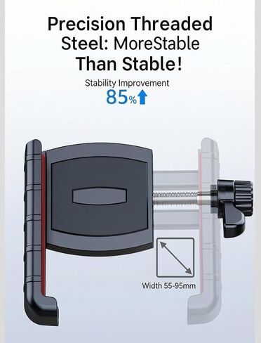 Bike Motorcycle Phone Mount Holder Compatible with all 4.5-7inch devices in Kuwait