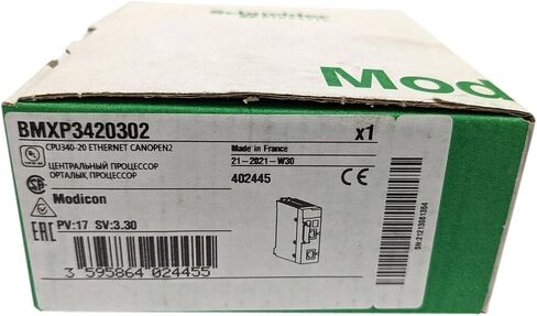 SMOCONE Expedited BMXP3420302 New and Sealed in Box BMXP3420302 1 Year Warranty and Fast in Kuwait