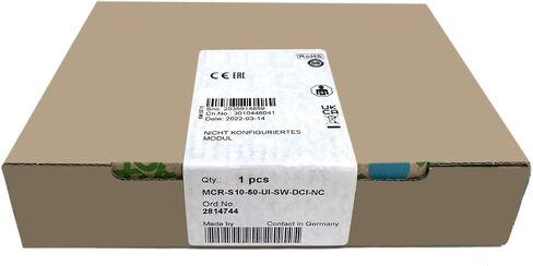 SMOCONE Expedited MCR-S10-50-UI-SW-DCI-NC 2814744 New and Sealed in Box MCRS1050UISWDCINC 2814744 1 Year Warranty and Fast in Kuwait