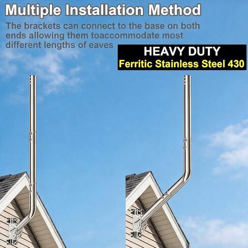 53" Antenna Mounting Pole,Heavy Duty Adjustable Pole Mount Bracket in Kuwait