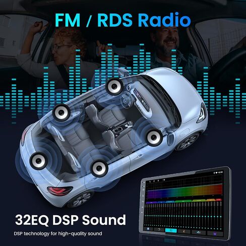 8Core 32G ROM Android 15 Car Radio for Toyota Corolla 2003-2008 in Kuwait