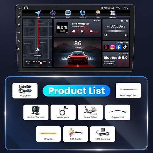 8Core 32G ROM Android 15 Car Radio for Toyota Corolla 2003-2008 in Kuwait