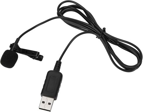 Zopsc USB Clip on Microphone, Omnidirectional Mini Condenser Mic for PC in Saudi Arabia