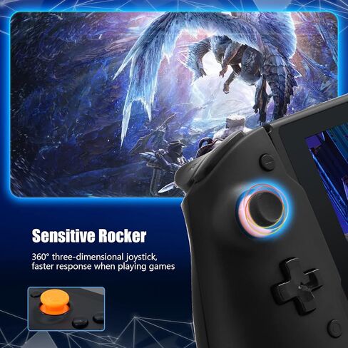 Nintendo Switch Handheld Controller Grip, Ergonomic Design & Dual Vibration in Kuwait