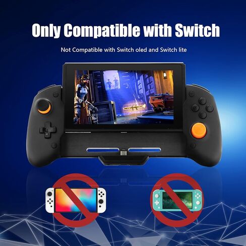 Nintendo Switch Handheld Controller Grip, Ergonomic Design & Dual Vibration in Kuwait