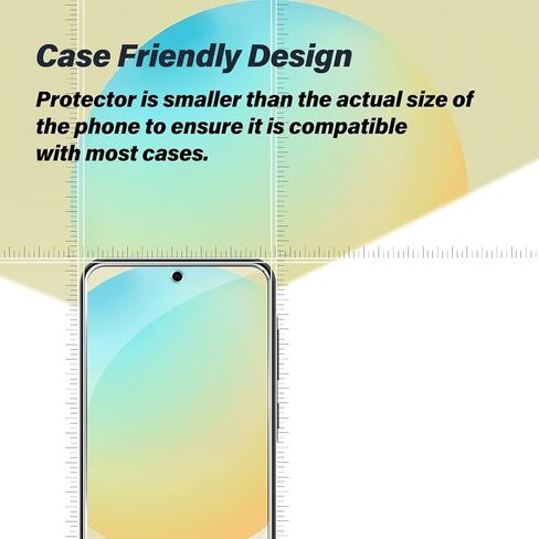 BIGFACE Galaxy S24 FE Tempered Glass Screen Protector + Camera Lens Protector [2 + 2 Pack][Case Friendly][Anti-Scratch][Ultrasonic Fingerprint Unlock] HD Protective Film for Samsung Galaxy S24 FE in Kuwait