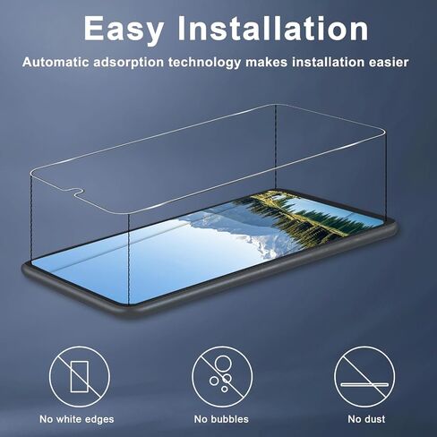 [3+3 Pack] Designed for Samsung Galaxy A17 5G Tempered Glass Screen Protector + Camera Lens Protector, 9H Hardness, Anti Scratch, Easy Installation, Bubble Free, HD Clear, Case Friendly in Kuwait