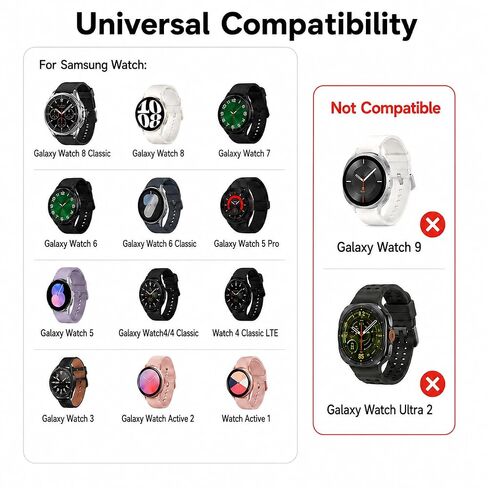 Watch Charger Compatible for Samsung Galaxy Watch 8/8 Classic, 7/6/Ultra, 5/5 Pro/4/4/6 Classic/3/Active 2/1, Magnetic Wall Fast Charging Adapter & Cable, Magnetic Wireless Charging Cable 3.3FT in Kuwait