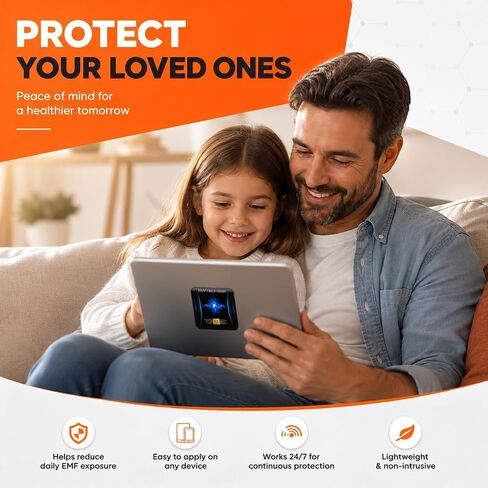 8 Pieces of Cell Phone Protection Neutralizers Stickers, Blockers Equipment Stickers for All Phones Tablets Laptops Computer WiFi All Devices Blue Z1 in Kuwait