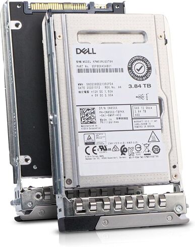 Dell 3.84TB SAS 12Gb/s TLC 2.5in Enterprise PowerEdge Read-Intensive SSD for: R660, R760, R860, R960, R6615, R6625, R7615, R7625, R360, R560 0N85XX G16 (Renewed) in Kuwait
