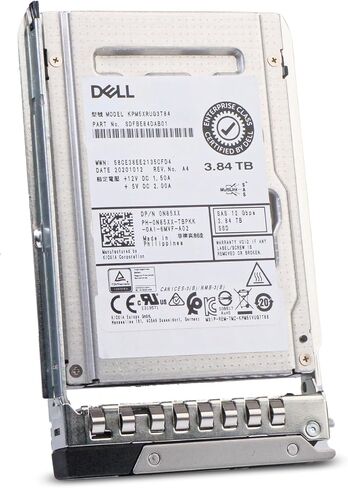 Dell 3.84TB SAS 12Gb/s TLC 2.5in Enterprise PowerEdge Read-Intensive SSD for: R660, R760, R860, R960, R6615, R6625, R7615, R7625, R360, R560 0N85XX G16 (Renewed) in Kuwait