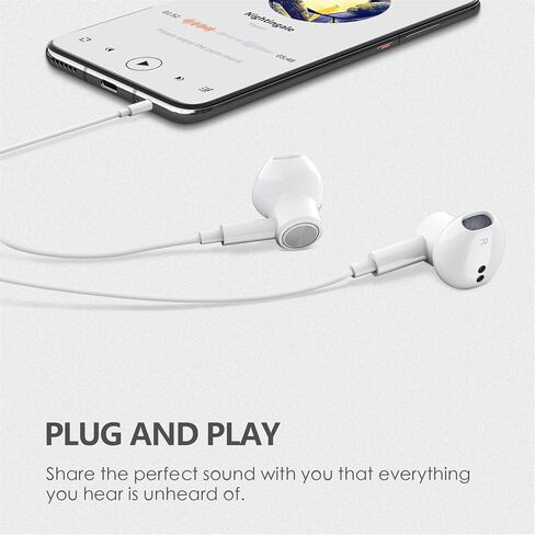 2 Pack Wired iPhone Earbuds/Headphones/Earphones with 3.5mm Wired in Kuwait
