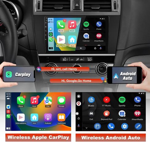 AWESAFE Car Stereo for Subaru Outback Legacy 2015 2016 2017 2018 2GB+64GB in Kuwait