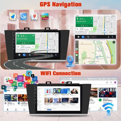 AWESAFE Car Stereo for Subaru Outback Legacy 2015 2016 2017 2018 2GB+64GB in Kuwait