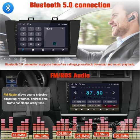 AWESAFE Car Stereo for Subaru Outback Legacy 2015 2016 2017 2018 2GB+64GB in Kuwait