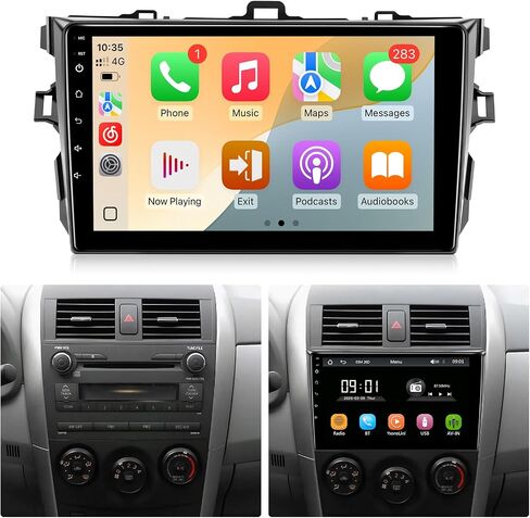 Upgraded 9" Car Stereo for Toyota Corolla 2009-2013 Radio Screen in Kuwait