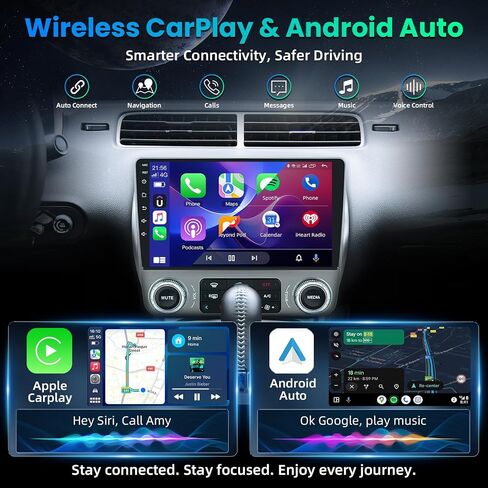 4 Core+64GB Car Radio Stereo for Chevrolet Chevy Camaro 2010 2011 2012 2013 2014 2015 Upgrade 9inch Touchscreen Support 5G WiFi Bluetooth 5.0 GPS SWC Wireless CarPlay Android Auto in Kuwait