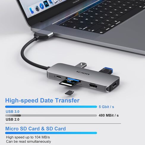 MOKiN Docking Station for MacBook ProAir,USB C Docking Station Dual Monitor in Kuwait