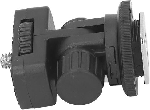 CHICIRIS Hot Shoe Adapter with 1/4in Screw Hole, 180 Degree Tilt, Non in Kuwait