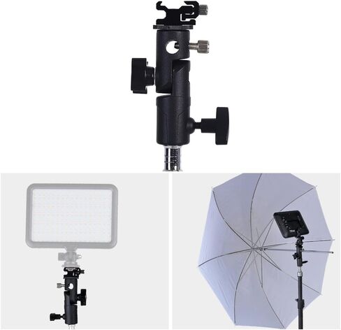 Fabater Aluminum Alloy Flash Bracket, E Type Hot Shoe Mount Adapter in Kuwait