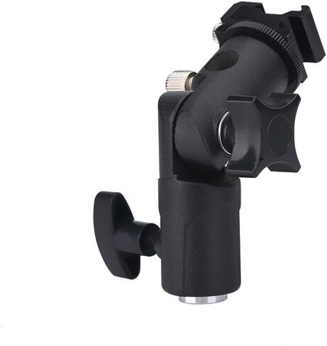 Fabater Aluminum Alloy Flash Bracket, E Type Hot Shoe Mount Adapter in Kuwait