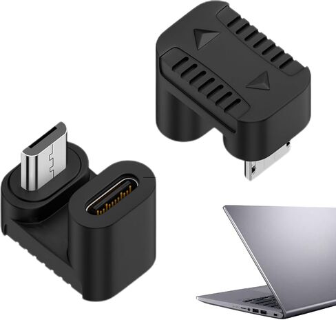 Type C to Micro-USB Charging Adapter | Type C Female to Micro-USB Male Charging Adaptor,Small Size Conversion Tool for Business Trip, Travel, Home, and School in Kuwait