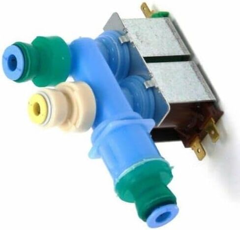 Refrigerator Dual Water Inlet Valve Replaces For Maytag MFI2269VEQ3 MFI2269VEQ5 MFI2269VEQ7 MFI2269VEQ8 MFI2269VEW2 MFI2269VEW3 MFI2269VEW5 MFI2269VEW7 MFI2269VEW8 MFI2569VEA2 MFI2569VEB3 MFI2269FRZ in Kuwait