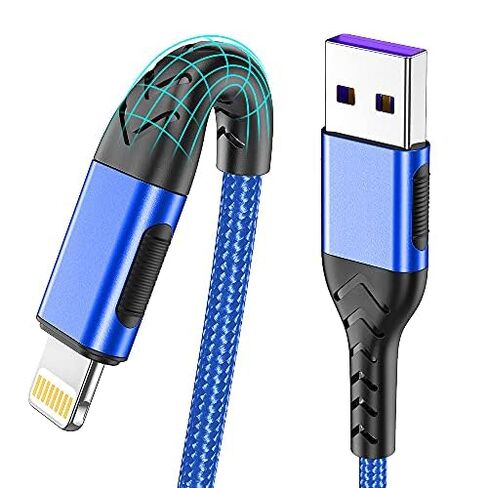 Durcord USB A Cable, 3ft, Blue in Kuwait