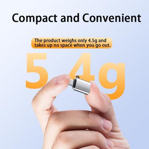 USB to USB C Adapter 4 Pack, Type C Male to A 3.0 Female OTG Converter x 2, USB C Female to A Male x 2 for Galaxy S23 S24 iPhone 16/15 in Kuwait