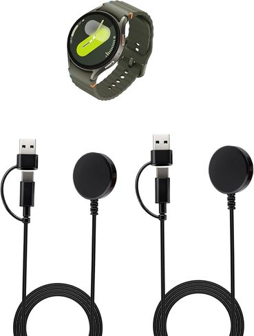 2-in-1 Magnetic Charger for Samsung Galaxy Watch 8/8 Classic 2-Pack in Kuwait