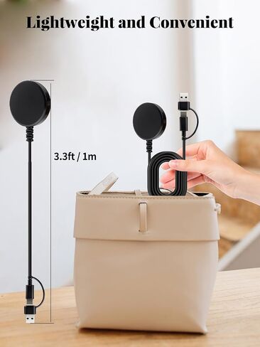 2-in-1 Magnetic Charger for Samsung Galaxy Watch 8/8 Classic 2-Pack in Kuwait