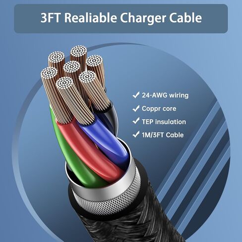 Magnetic Fast Charger Cable for Samsung Watch 8/8 Classic/7/Ultra/6/6/5 Pro/5/4/4 Classic/3/Active 2/1 Charging Pad, 3.5W Smartwatch Charger 2in1 USB A & USB C Wireless Fast Charging Cord in Kuwait