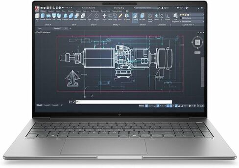 HP ZBook 8 G1i 16" Mobile Workstation - Intel Core Ultra 7 2nd Gen 255H - 32 GB - 1 TB SSD - English Keyboard - Meteor Silver - Intel Chip - 1920 x 1200 - Windows 11 Pro - NVIDIA with 4 GB, Front Ca in Kuwait