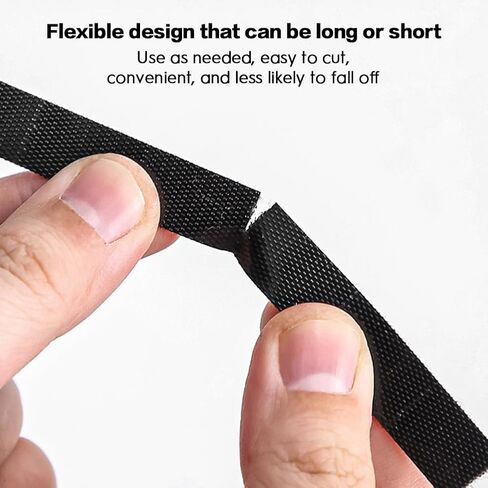 Adjustable Cable Ties, Reusable Hook-and-loop Fastener Ties for Cable Organization, Wire Management, and Wire Storage (Black) in Kuwait