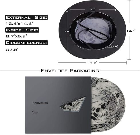 KastKing Sol Armis UPF 50 Boonie Hat for Sun Protection,Men Women Silver in Saudi Arabia