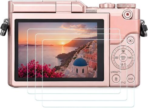 Model-Specific Custom Fit for Panasonic Lumix GF10 GF9 GF8 GF7 GF90 GX800 GX850 Camera Screen Protector – 3-Pack, 9H Hardness Tempered Glass, Full-Screen Edge-to-Edge, Bubble-Free, Anti-Scratch in Saudi Arabia