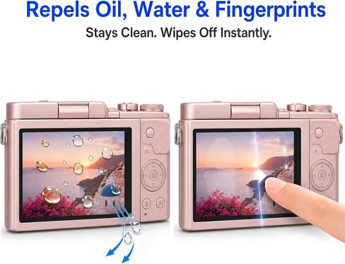 Model-Specific Custom Fit for Panasonic Lumix GF10 GF9 GF8 GF7 GF90 GX800 GX850 Camera Screen Protector – 3-Pack, 9H Hardness Tempered Glass, Full-Screen Edge-to-Edge, Bubble-Free, Anti-Scratch in Saudi Arabia