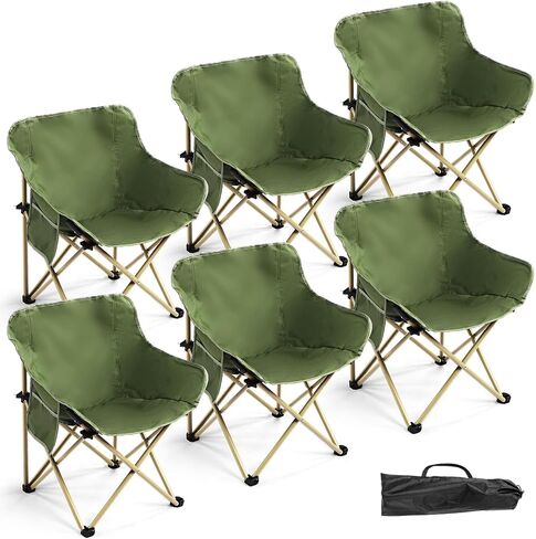 FairySandy 2 Pack Lightweight Camping Chair, Supports 330 Lbs in Kuwait