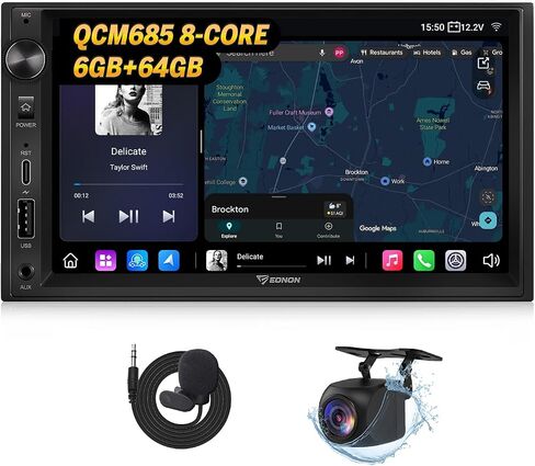 Eonon 6GB+64GB Double Din Car Stereo 10.1" Headunit UX7SK-PLUS in Kuwait