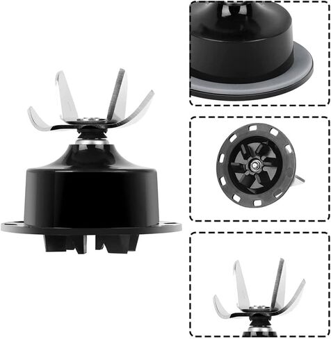 Blender Blade Replacement for Hamilton Beach, Stainless Steel Blender Accessory Blade Base with Rubber Gasket, Blender Replacement Parts Perfect Compatible with Hamilton Beach (Type-1) in Kuwait