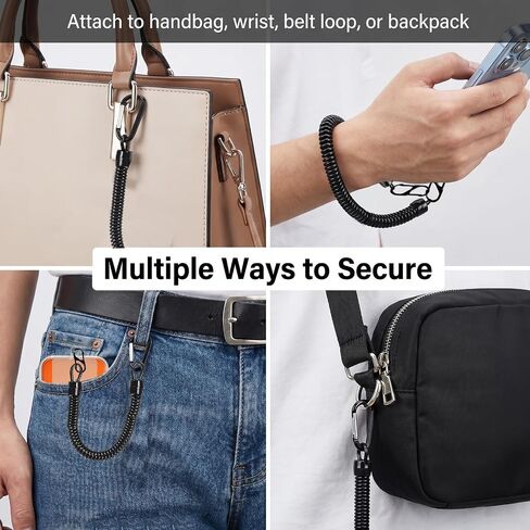 2 Pack Anti Theft Phone Tether for Hiking Travel Outdoor in Kuwait
