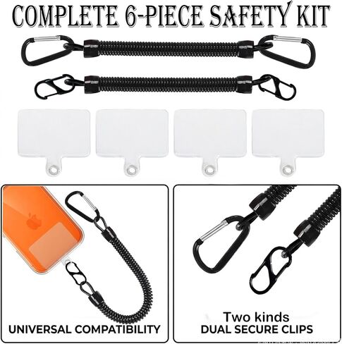 2 Pack Anti Theft Phone Tether for Hiking Travel Outdoor in Kuwait