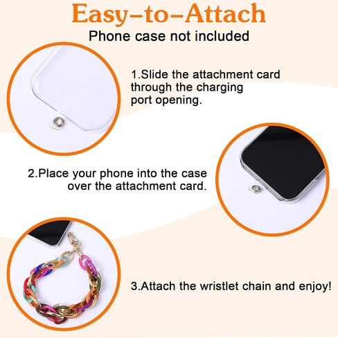 Ymapinc Colorful Cell Phone Chain Wrist Strap for Women - Acrylic Strap Charm Cell Phone Accessories Wrist Lanyard in Kuwait
