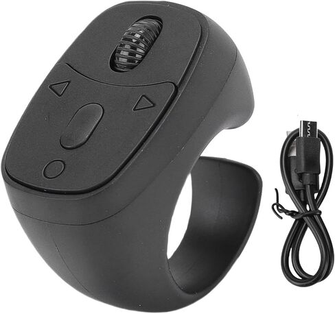 LICAEVEY Bluetooth Scrolling Ring Remote Control, Camera Shutter & Page Turner for TikTok, Hands Free Video Liking & Zoom Control for Phone in Kuwait