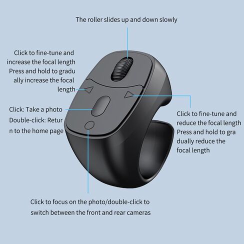 Scrolling Ring Remote for Video, Bluetooth Camera Remote in Kuwait