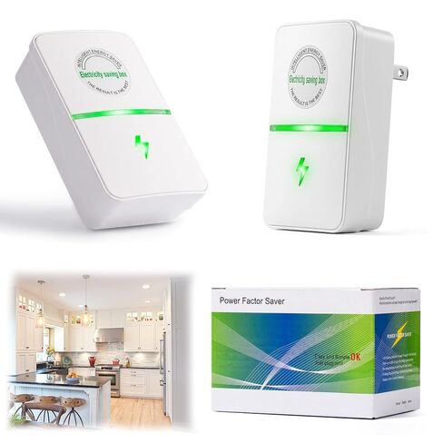Power Plug Pro Energy Saver Plug | Stop Watt Electricity Saving Box to Reduce Bill | Smart Plug for Voltage Optimization & Surge Protection | Home Office Compact Plug and Play in Kuwait