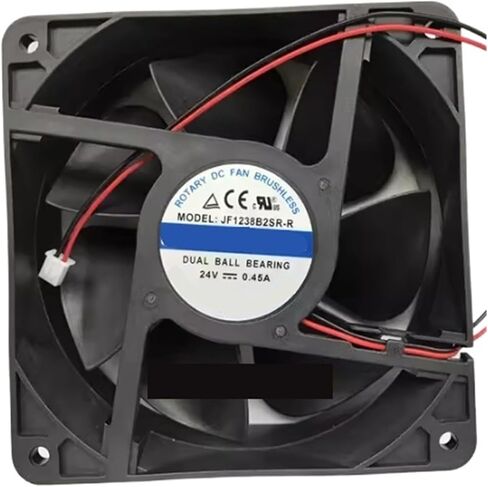 JF1238B2SR-R 24V 0.45A 12CM 12038 2-Wire Cooling Fan in Kuwait